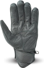 Leather Motorcycle Gloves with Adjustable Fitting Bike Riding Gloves - Image 2