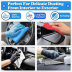 FIXSMITH Shop Towels, Microfiber Cleaning Cloth Bulk, 200 Pack Microfiber Towels - Image 3