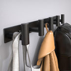 Coat Rack Wall Mounted with 5 Hooks, Metal Wall Hooks - Image 3
