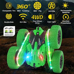 Remote Control Car, RC Cars, RC Stunt Car Toys New Upgraded Strip Light & - Image 3