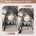 SINGAYE 5 Garage Heavy Duty Shelving Unit Kitchen Pantry Close Home Organizers - Image 8