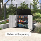 HOMSPARK Storage Shed Weather Resistance, Horizontal Storage Shed - Image 4