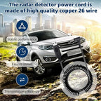 USB to DC3.5 Plug Radar Detector Power Cable, USB 5V-12V Power Cable Compatible - Image 5