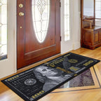 Ottomanson 22" x 53" $100 Bill Money Rug - Image 9