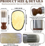 Salve Brush for Furniture, Leather&Wood Care Cleaning Brush w/Glove, Furniture - Image 7