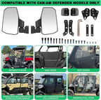 Defender Side Mirrors, The Spring Back Feature Allows Easy Reset After Fold - Image 2