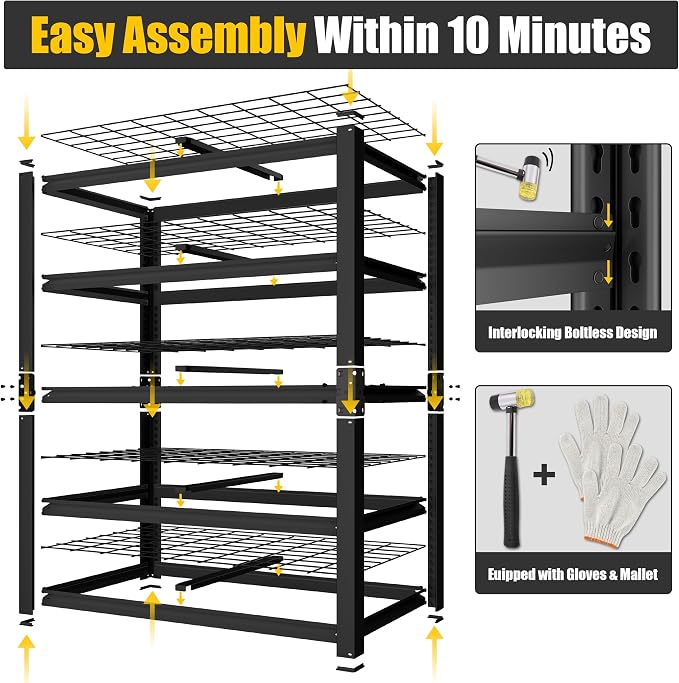 PrimeZone Heavy Duty Storage Shelves - Image 5