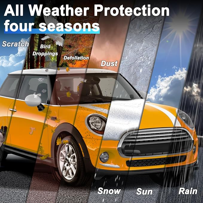 Car Cover for 2002-2025 Mini Cooper/Cooper S/Hardtop/Convertible 2-Door - Image 7