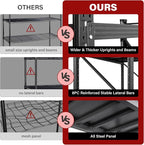 7000LBS Heavy Duty Garage Shelving Units, Large Storage Rack, Steel Shelf - Image 4