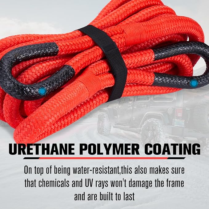 FieryRed 3/4” x 20FT Kinetic Recovery Rope Kit - Image 5