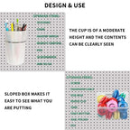 6 Sets Pegboard Bins and Cups - Image 2