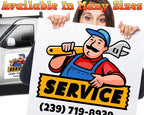 My Happy Customized Gifts Custom and Professional Logo Magnet Sign Personalized - Image 2