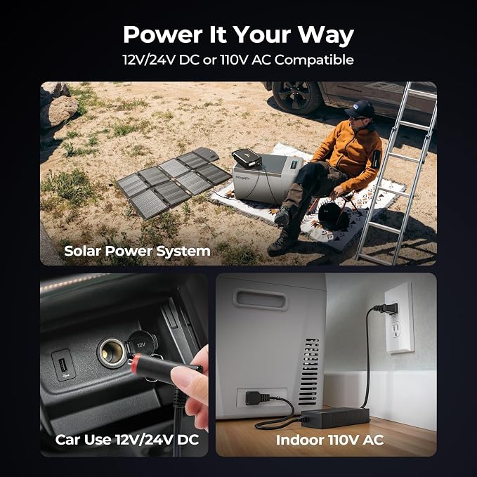 BougeRV 12 Volt Refrigerator 12V Car Fridge 23 Quart Portable Freezer - Image 8