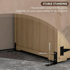 Wooden Garden Shed, Outdoor Storage Cabinet - Image 7