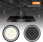 3Pack LED High Bay Lights, Super Bright 200W UFO High Bay LED Shop Lights - Image 4