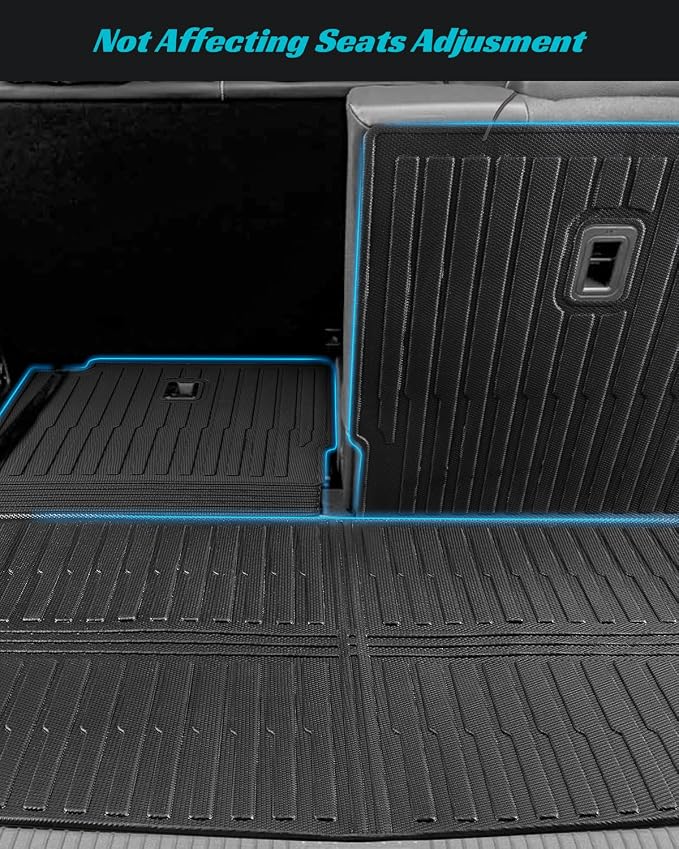 Floor Mats for Volkswagen VW Atlas 2018-2025 7 Seats, All Weather Car Mats Full - Image 4