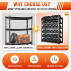 Heavy Duty 5-Tier Shelving Unit 3000LBS Capacity - Image 5