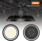 3Pack LED High Bay Lights, 200W UFO High Bay LED Shop Lights, 30000LM - Image 4