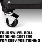 Powerbuilt Rolling Seat, Height-Adjustable Garage Stool - Image 3