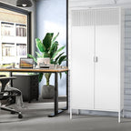 Metal Storage Cabinet with Adjustable Shelves, - Image 5
