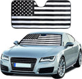 EcoNour Accordion Car Windshield Sun Shade American Flag Design | Reflective by EcoNour
