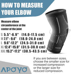 APOYO Elbow Brace for Tendonitis and Tennis Elbow, Compression Sleeve for - Image 4