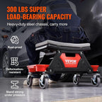 VEVOR Mechanic Stool 300 LBS Capacity Garage Stool Gift - Image 7