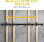 monTEK Enhanced Bike Storage Rack, Adjustable 4-Bike and 2-Helmet Hangers - Image 5