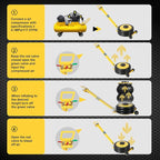 YELLOW JACKET Air Jack 5 Ton Airbag Jack - Image 8