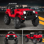 Costzon Ride On Car, 12V Battery Powered Electric Ride On Truck w/Parental - Image 9