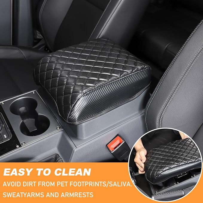 Car Armrest Box Cover Protector Compatible - Image 5