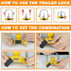 Funmit Trailer Lock Universal Hitch Lock - Image 6