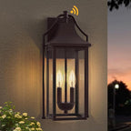  Outdoor Wall Sconce Fixtures, Dusk to Dawn Patio Lights Waterproof by Lawyettle
