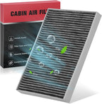 BDFHYK Cabin Air Filter with Activated Carbon Compatible with Audi Q5, Q5 PHEV by BDFHYK