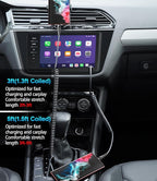 PRAKIE Coiled USB C Cable Fast Charging - Image 4