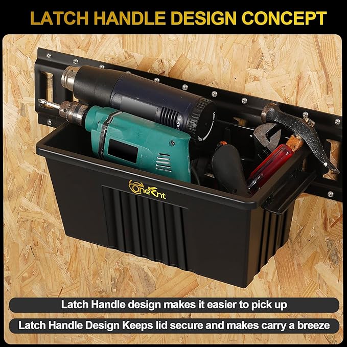 2 Pack E-Track Basket Storage Bin - Image 3
