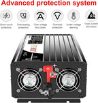 Xijia 2000W Pure Sine Wave dc to ac Inverter Remote Switch DC 24V to AC 120V - Image 7