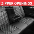 Car Seat Covers Full Set, Breathable and Waterproof Napa Leather Car Seat Cover - Image 7