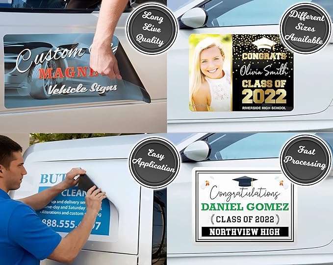 Choose Your Custom Sticker or Magnet ║ ║ Make Your Own Text or Graphic on - Image 5