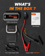 WOLFBOX 2000A Jump Starter, 12000mAh Battery Jumper Starter Portable - Image 6