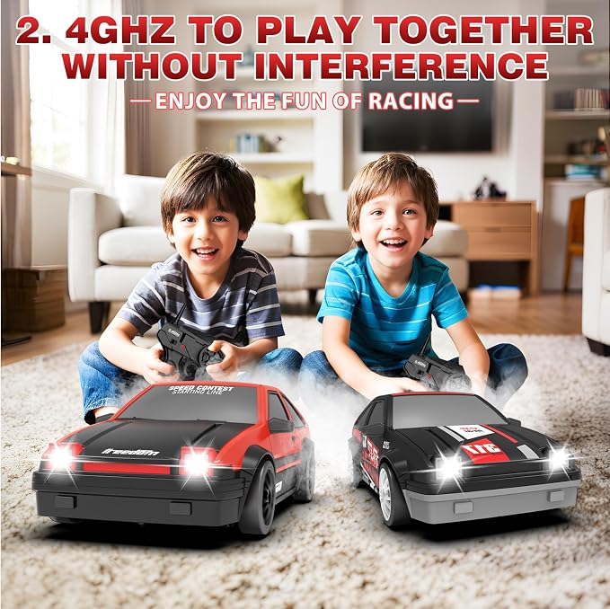 RC Drift Car, 1:24 Remote Control Cars 2.4GHz 4WD High Speed Drift RC Cars - Image 6