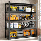 48" W Garage Shelving Unit, Garage Storage Shelves 2800LBS Heavy Duty Shelving - Image 2