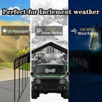 Heavy Duty Metal Carport 20x20 ft Galvanized Steel Carport Shelter - Image 3