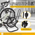 4 Floor Bike Rack, Safeguard Disc Brakes & Derailleurs Design, Waterproof - Image 4