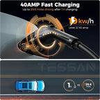 EV Charger Level 2, TESSAN 40A/240V Electric Vehicle Fast Charging Station - Image 2