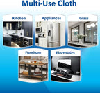 Unger 12” x 12” All-Purpose Microfiber Cloths, 4 Pack, Wet and Dry Cleaning - Image 6