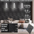 【10 Pack】 Acoustic Panels Self-Adhesive - Image 4