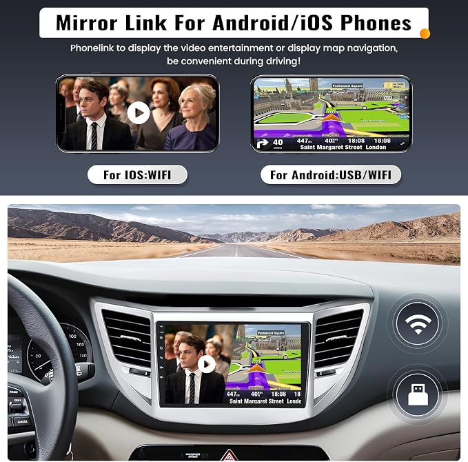 2G+64G 9 Inch Android Car Stereo - Image 4