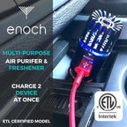 Enoch Car Air Purifier Premium Air Ionizer - 12V Plug-In Ionic Ozone Deodorizer - Image 5