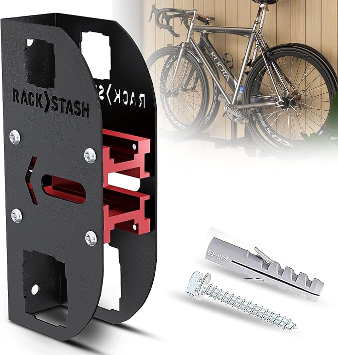 Hitch Wall Mount Bike Rack, Trailer Hitch Wall Mount Receiver Adjustable 1.25" by Levendor